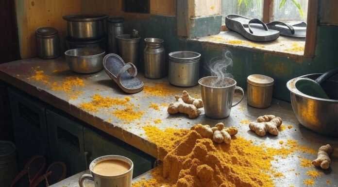 How to Boost Your Immunity Naturally (No Pills Required) Blurry Kolkata stall, amla, ginger, haggling excitement.