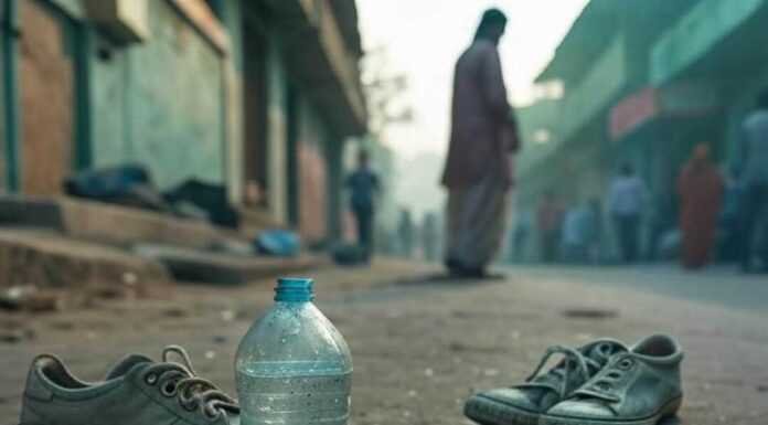 How Much Water to Drink? My Sweaty, Awkward Stumble in India Spilled water bottle, dusty street, worn sneakers fail.