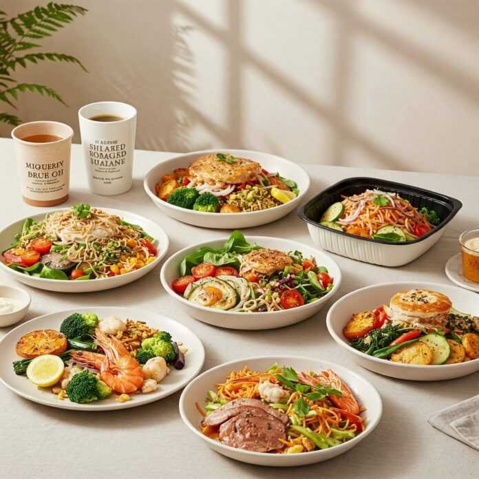 Healthy meal prep: a variety of colorful and delicious meals ready to eat