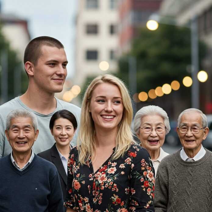 a group of people of different ages a group of people of different ages