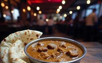 Muscle Building Diet Plan: My Messy Journey in India Without Supplements Steaming dal makhani with dumbbell paneer, half-torn roti.