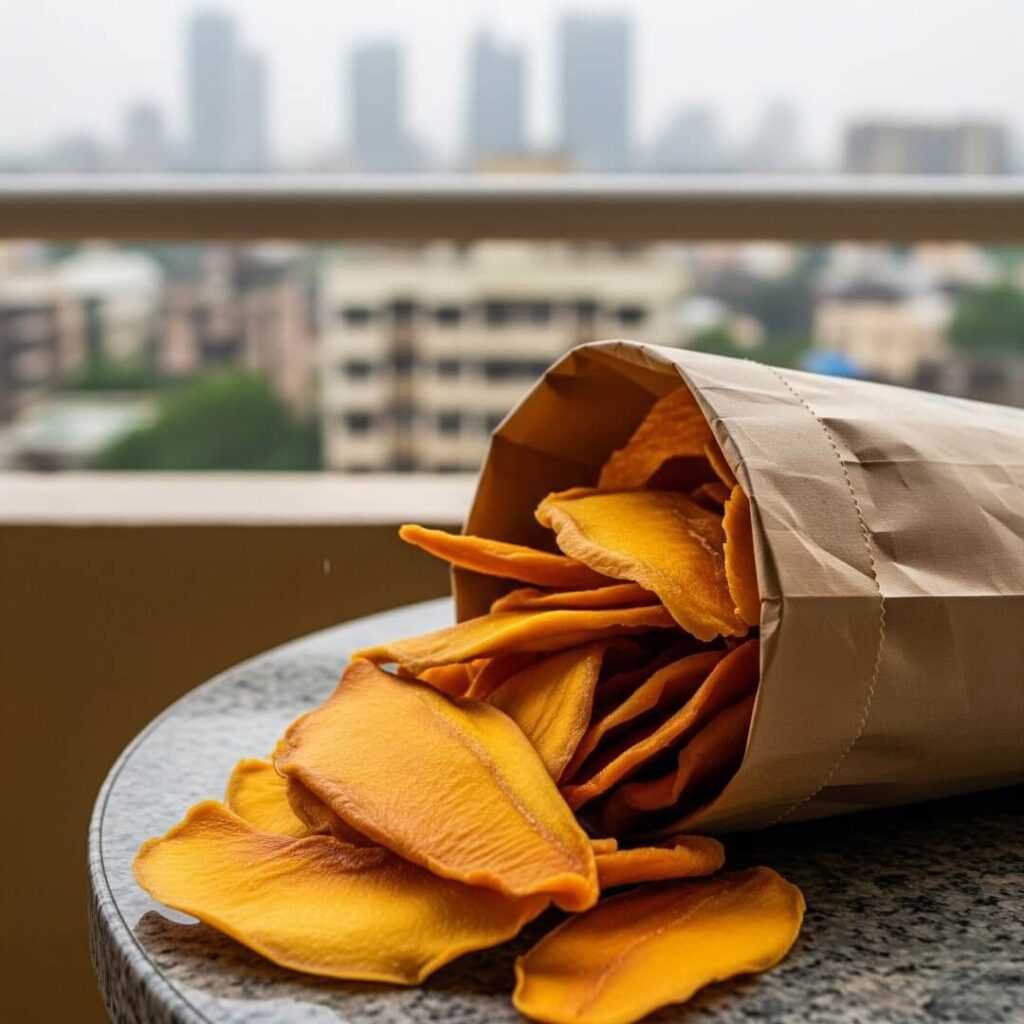 Roasted chickpeas in a paper cone, Gateway of India.

