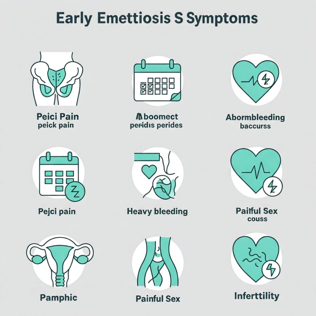 Endometriosis Symptom Infographic
