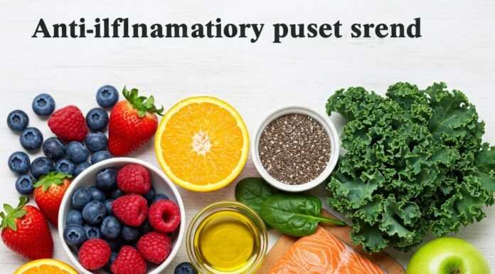 The Anti-Inflammatory Diet: Eat to Heal Anti-Inflammatory Foods Flat Lay
