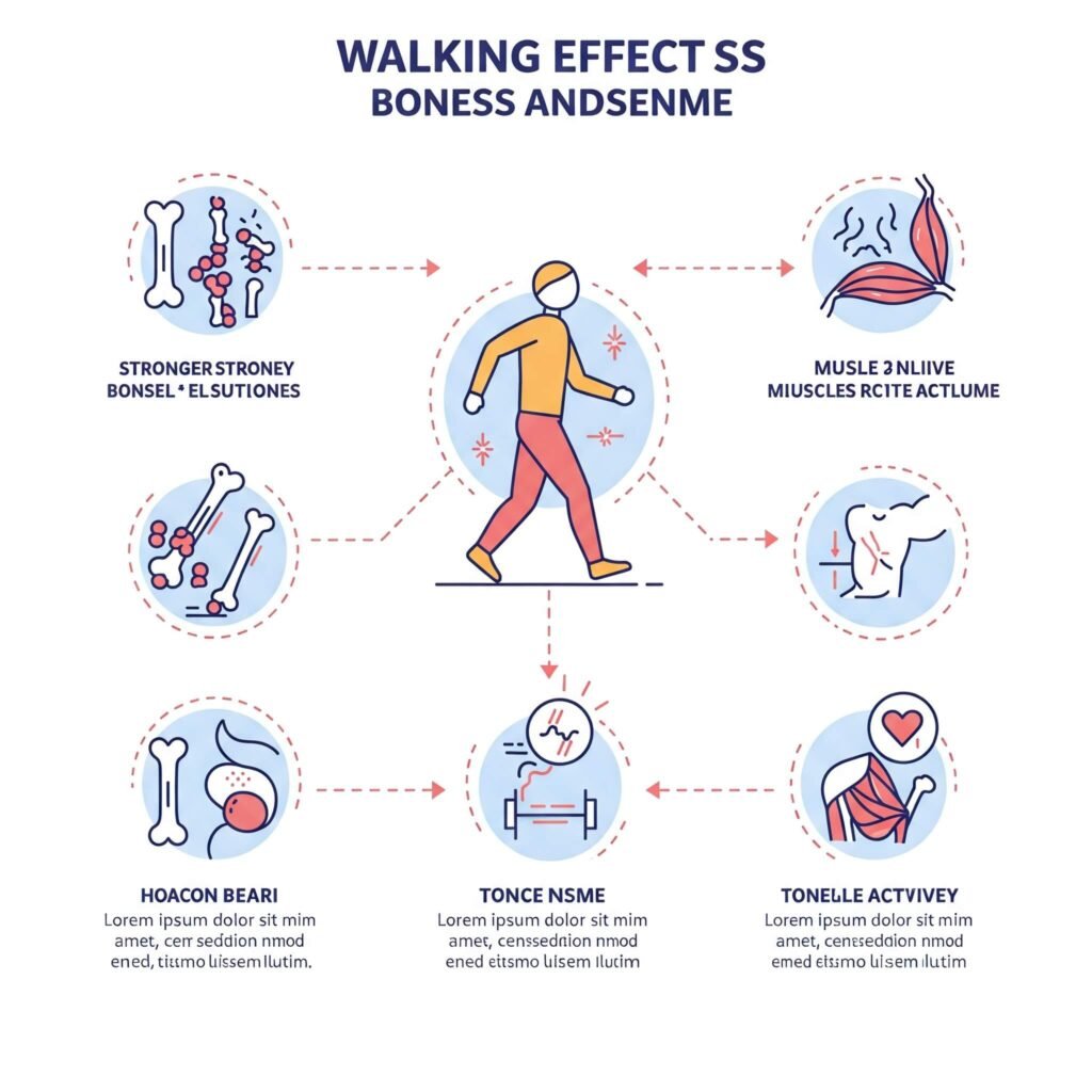 Walking for strong bones and muscles