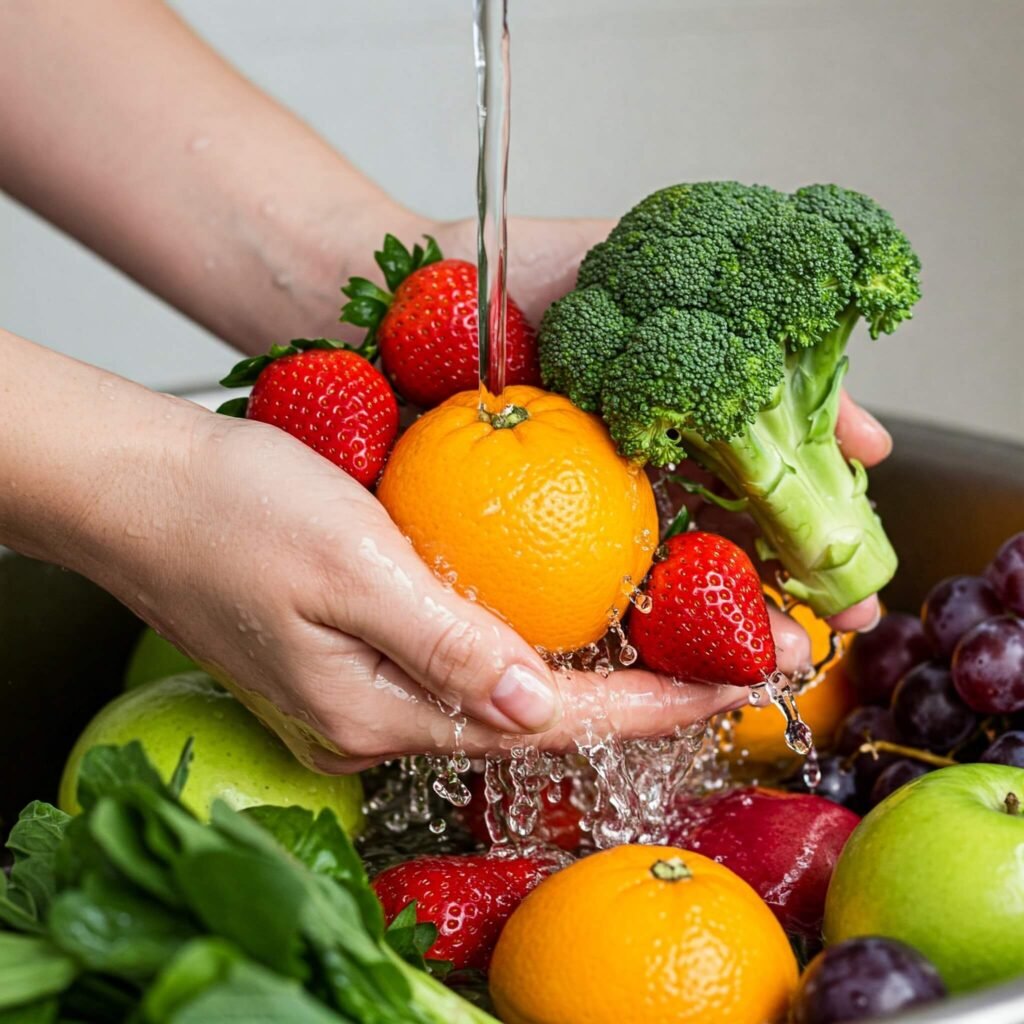 Washing Fresh Produce