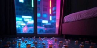 Best Multivitamins for Men Based on Your Age "Chaotic pill spill in monsoon-lit room."