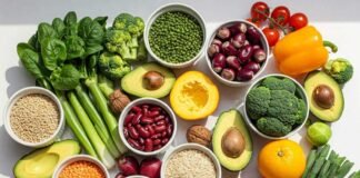 Plant-Based Ingredients Flat Lay