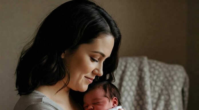 Postpartum Recovery Tips No One Told You About New Mother Gently Cradling Her Newborn