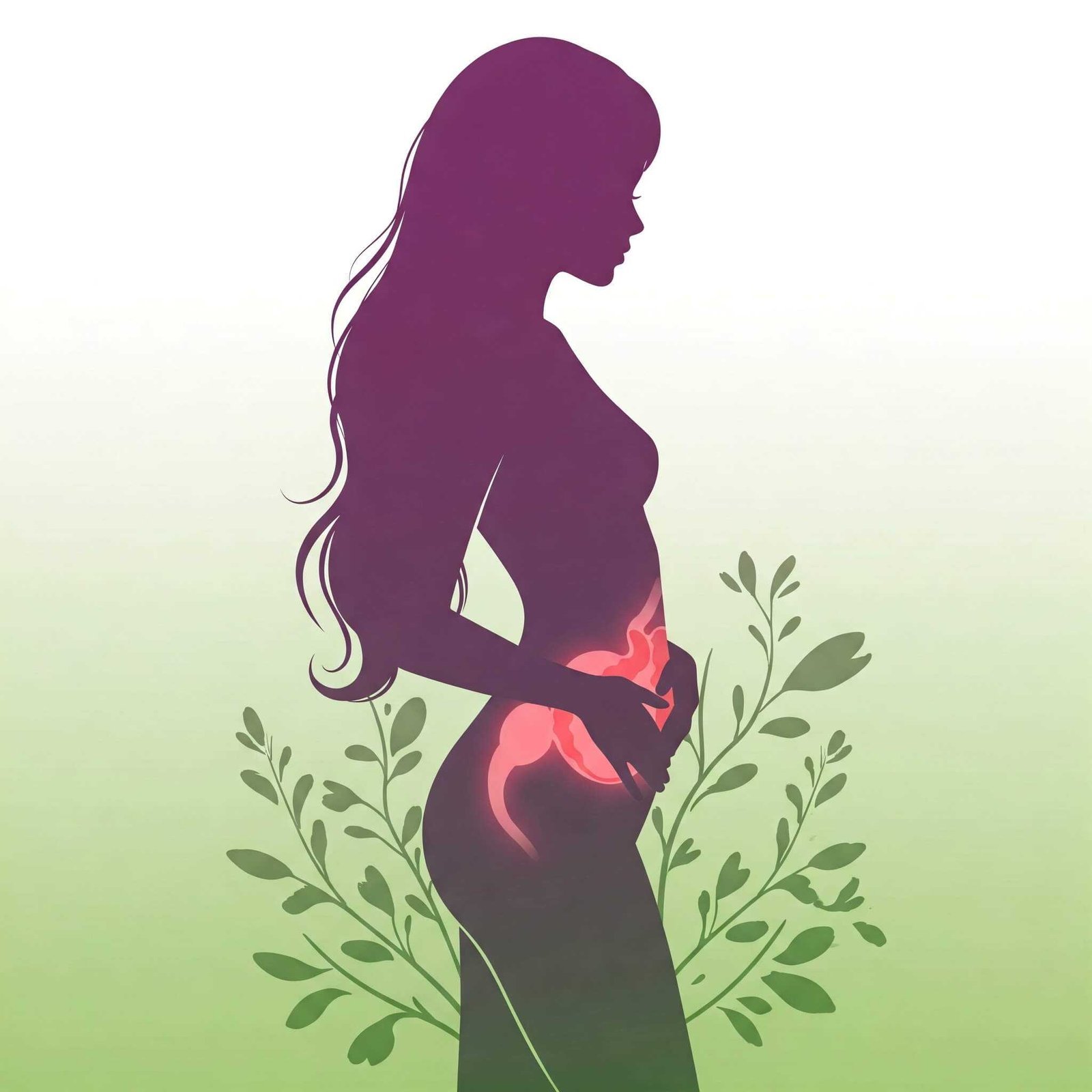 Endometriosis awareness silhouette Endometriosis awareness silhouette