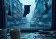 My Raw, Messy Take on Low Testosterone Warning Signs Cluttered desk, half-empty mug, sock on clothesline.