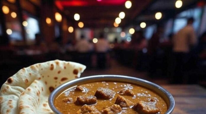 Muscle Building Diet Plan: My Messy Journey in India Without Supplements Steaming dal makhani with dumbbell paneer, half-torn roti.