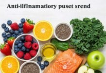 The Anti-Inflammatory Diet: Eat to Heal Anti-Inflammatory Foods Flat Lay