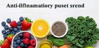 Anti-Inflammatory Foods Flat Lay